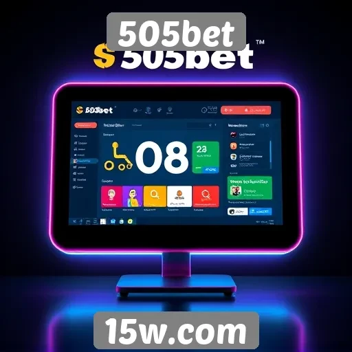 Acessibilidade e interface do site 505bet