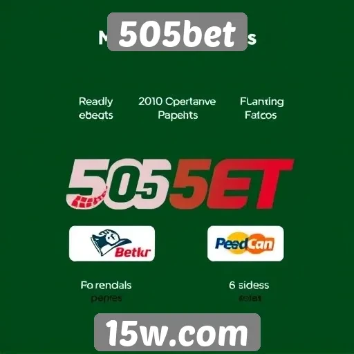 Métodos de pagamento aceitos no 505bet
