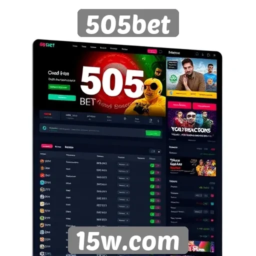 Usabilidade e design da plataforma 505bet
